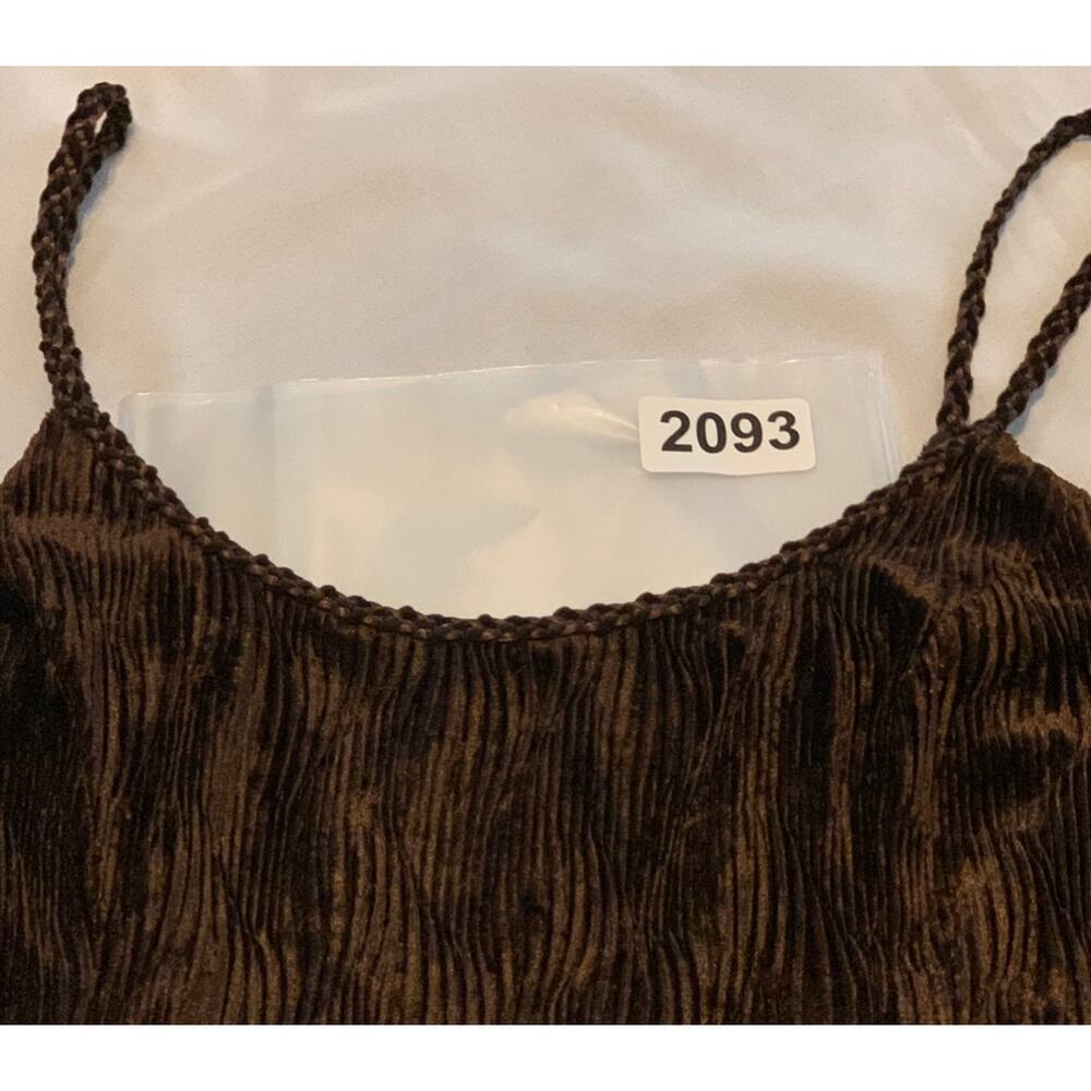 Scott McClintock Womens NEW Slip Dress  12 Chiffon Chocolate Brown Maxi Bodycon - Picture 16 of 16